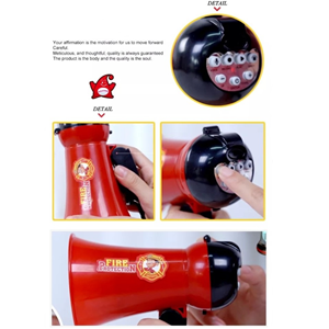 ست بلندگوی آتش نشانی FIRE LOUDSPEAKER SET_اسباب بازی